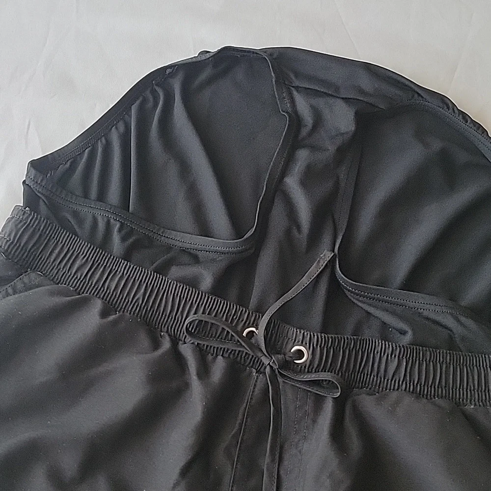 Black Athletic Shorts Lined Merona Womens Size Medium